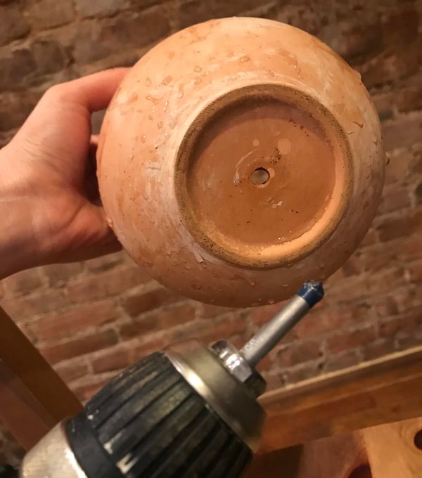 How To Drill A Hole In A Ceramic Pot